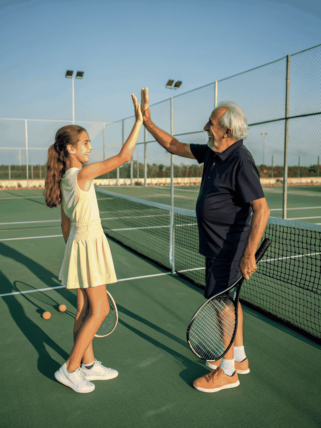 Tennis courts at Willow Creek